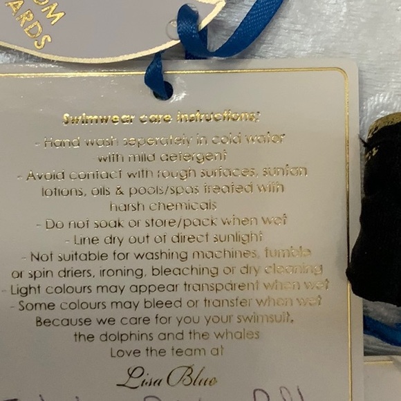 Lisa Blue Splash of Color top/TEMPLE DANCER bikini bottom - Black (#35) - Picture 11 of 16